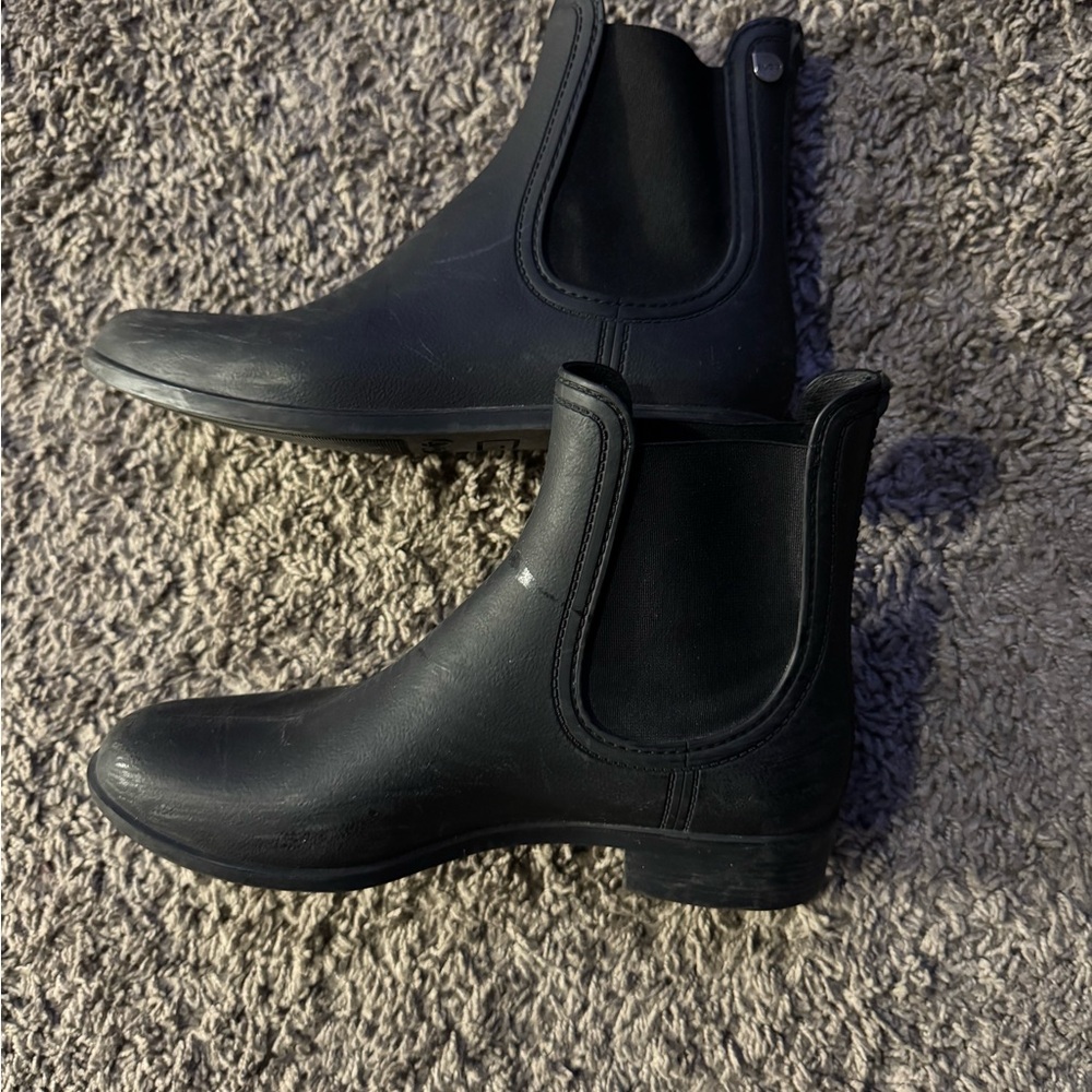 Aldo Black Rubber Boots
